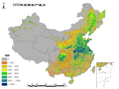 China's Farmland Production Potential in 1970