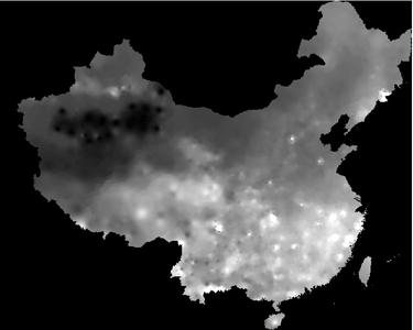 China meteorological background - humidity index data