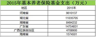 Database of Pension Insurance Fund Expenditures in Central and Southern China (2006-2015)
