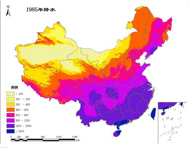1985 China Annual Precipitation Spatial Interpolation Dataset