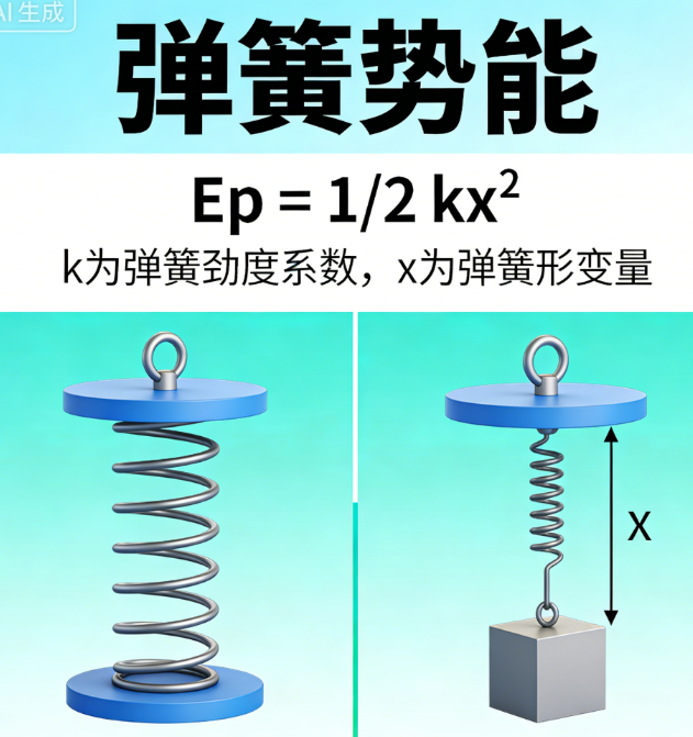 Spring potential energy online calculator