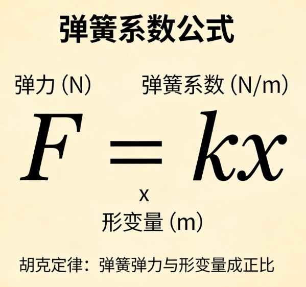 Spring coefficient online calculation tool