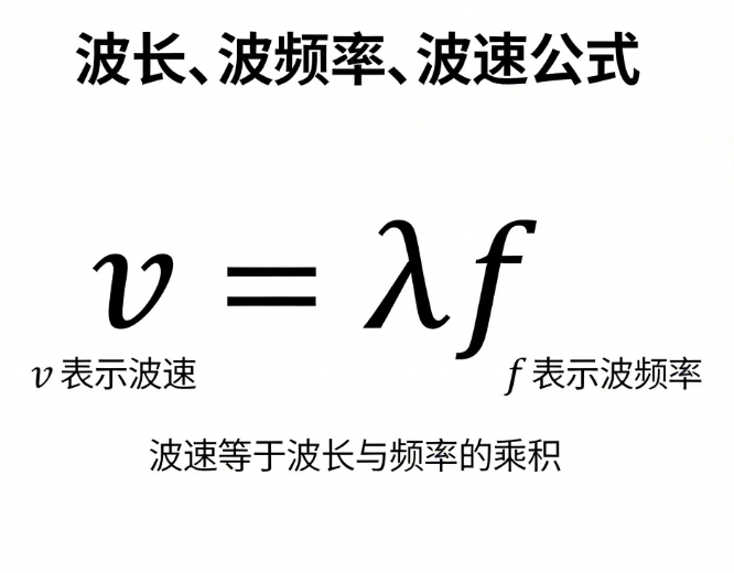 Wavelength, wave frequency, wave speed online calculator