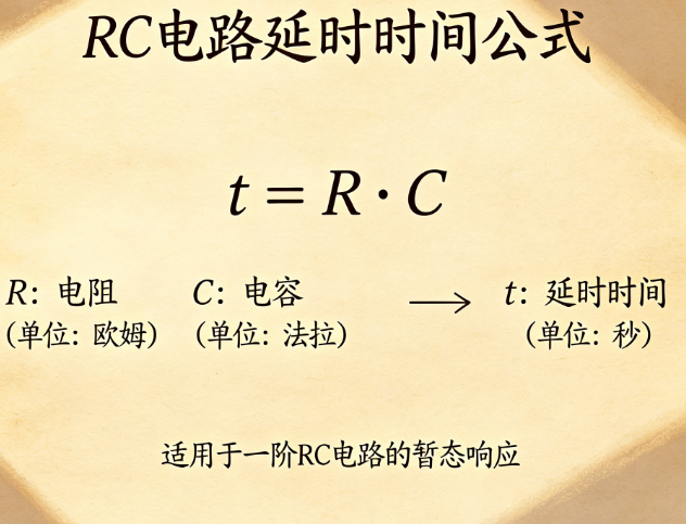 Rc time constant calculator - RC circuit delay time online calculator