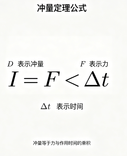 Impulse theorem (force time) online calculator