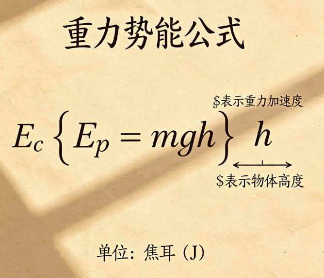 Gravity potential energy online calculation tool, physical calculation