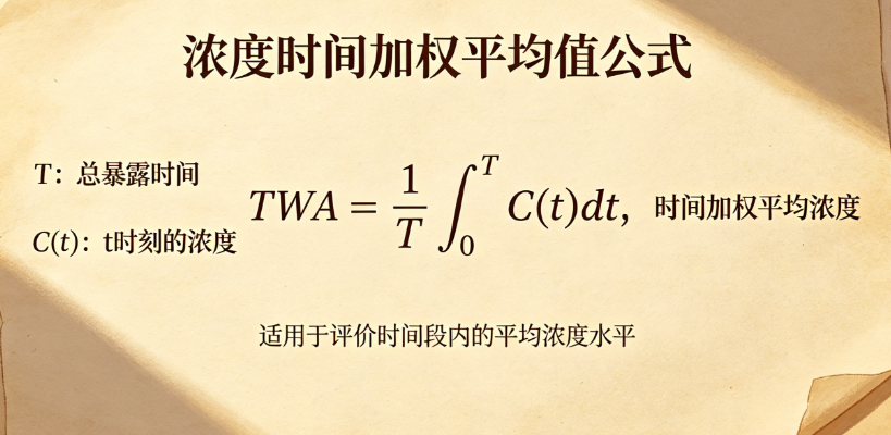 Concentration time weighted average online calculation