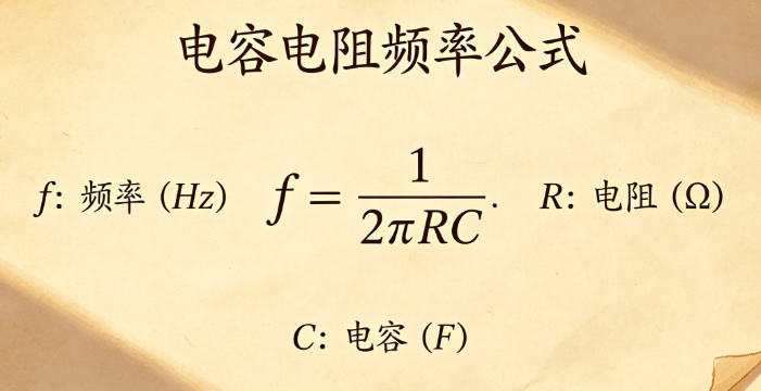 Capacitance Resistor Frequency Online Calculator