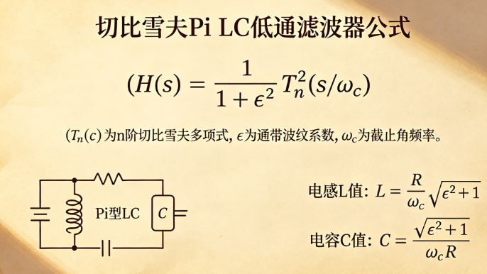 Chebyshev Pi LC Low Pass Filter Calculator_Online Calculation Tools