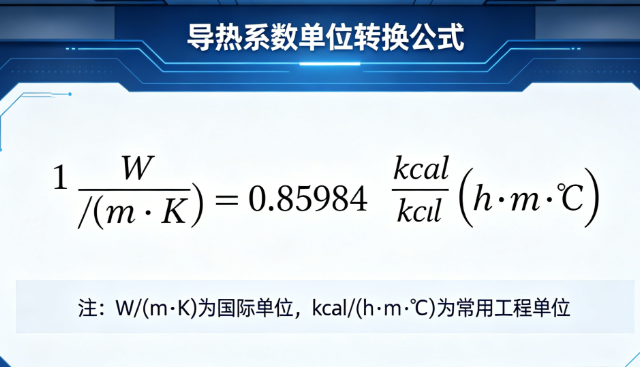 Thermal conductivity unit conversion online calculator