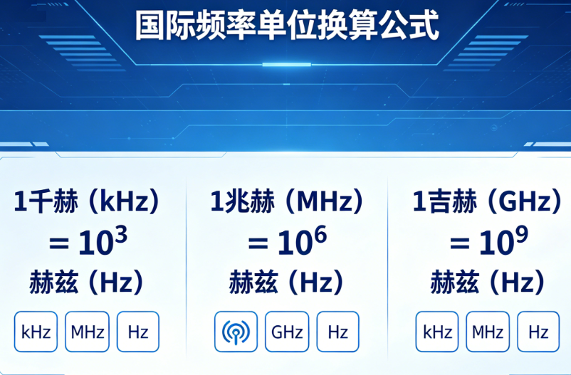 International frequency unit conversion frequency unit online calculation conversion