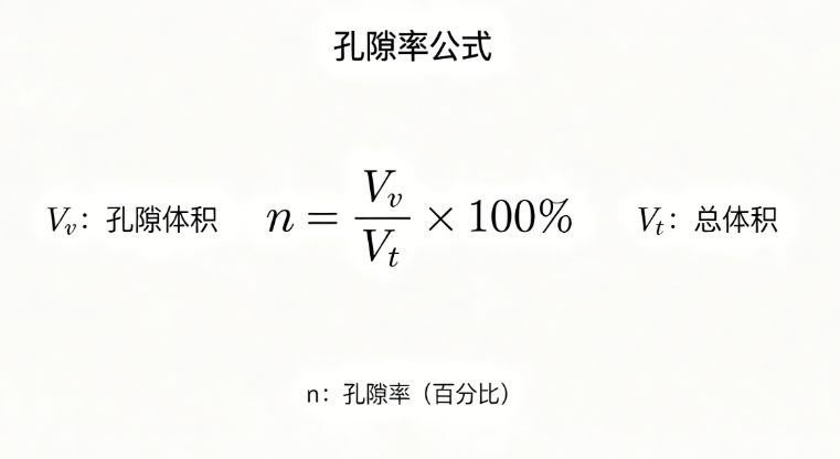 Porosity online calculator