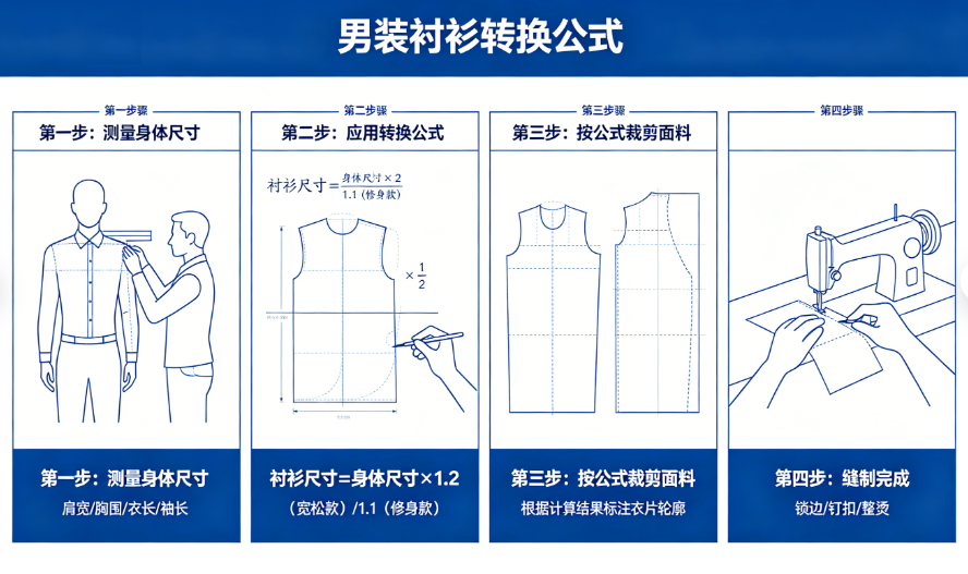 Men's Shirt Conversion Calculator