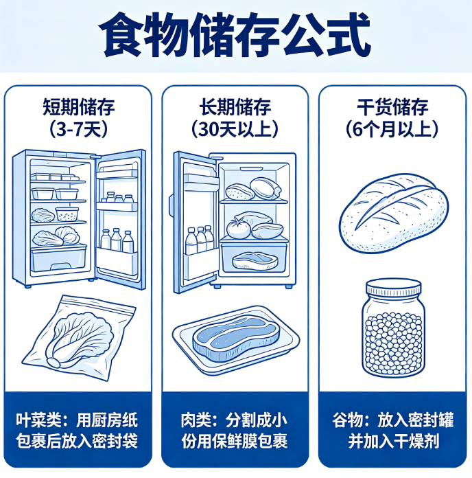 Store food online calculator