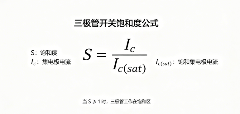 Transistor switch Saturation Online Calculator