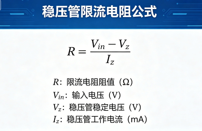 Voltage regulator current limiting resistor calculator _ online calculation tool