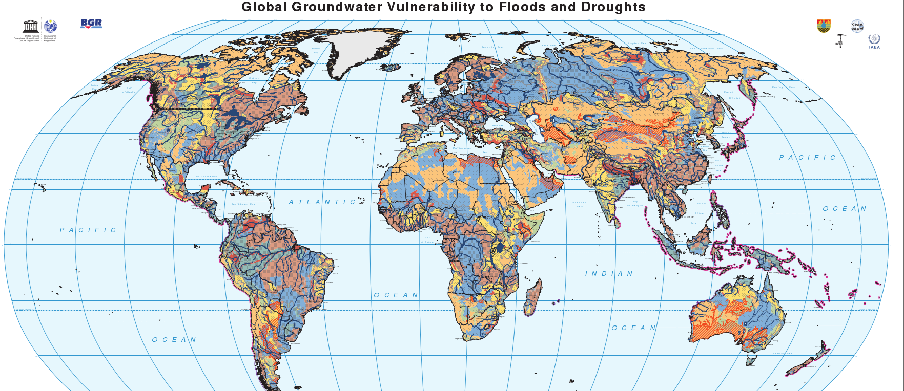 Global Groundwater Vulnerability to Floods and Droughts